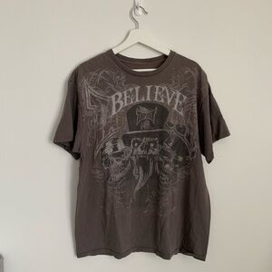 Y2K Tapout skull tee